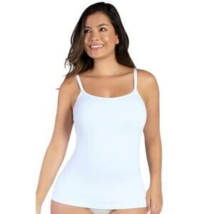 Curveez Women's Incredible Seamless Shaping Cami Layering Top Size XL White NWT